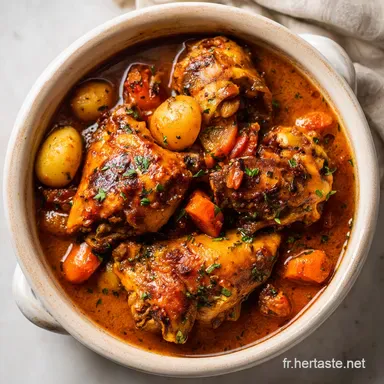 Poulet Basquaise : Recette Traditionnelle en 65 Minutes Fiche recette
