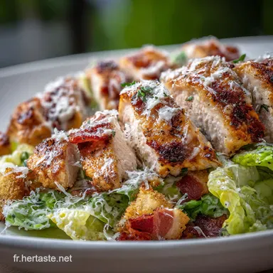 Recette de Poulet C&eacute;sar Fondant Classique R&eacute;invent&eacute; Crispy Baked Fiche recette