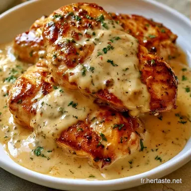 Poulet Cr&egrave;me Gruy&egrave;re pour 4 Personnes Fiche recette