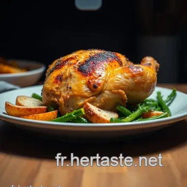 Poulet Entier Air Fryer : Recette Facile et Croustillante &agrave; Tester ! Fiche recette