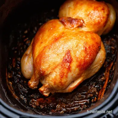 Recette Simple et Rapide Poulet Laqu&eacute; MielSoja Air Fryer Fiche recette