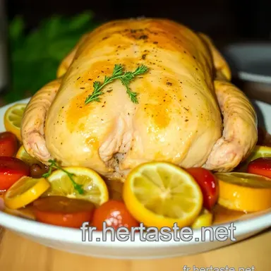 Poulet R&ocirc;ti &agrave; la R&ocirc;tissoire : Un Classique Fran&ccedil;ais Facile et Savoureux Fiche recette
