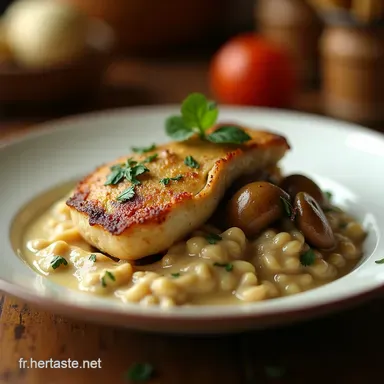 Poulet Saut&eacute; Rapide Ma Recette Cr&egrave;me Champignons Minute Fiche recette