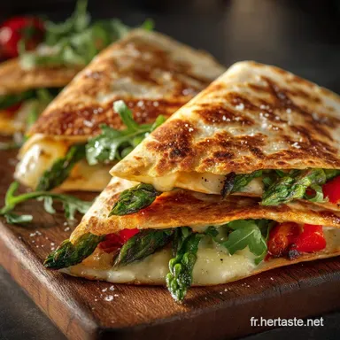 Quesadillas aux légumes et au Comté AOP La Recette Rapide et Croustillante Fiche recette