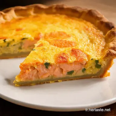 Quiche au Saumon Royale Un Classique Revisit&eacute; Fiche recette