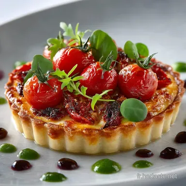 Quiche L&eacute;g&egrave;re au thon et Tomates Cerises : La Proven&ccedil;ale All&eacute;g&eacute;e Fiche recette