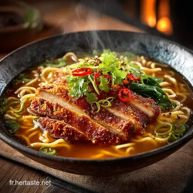 Ramen au Poulet Croustillant Katsu Le secret du bouillon Umami parfait