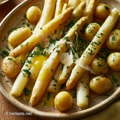 Recettes d'asperges blanches et pommes de terre