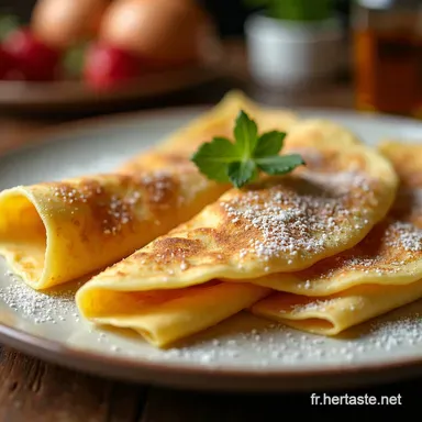 La Recette Inratable de Crêpes Pâtissières Légères et Souples Fiche recette