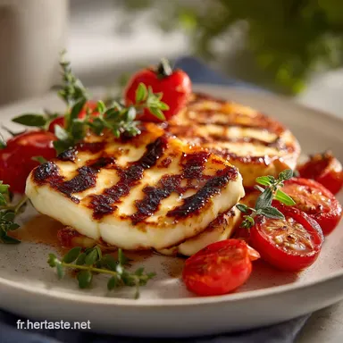 Recette de Halloumi Grill&eacute; au Miel en 11 Minutes Fiche recette