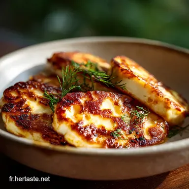 Recette de Halloumi Grill&eacute; au Miel en 11 Minutes