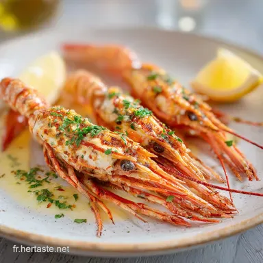 Recette de Langoustine Po&ecirc;l&eacute;e en 19 Minutes