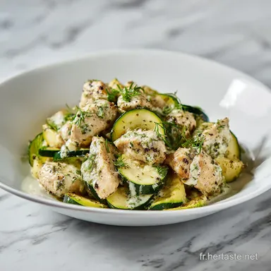 Recette Weight Watchers Poulet Courgette pour 4 Fiche recette