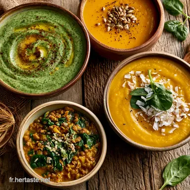 Recettes de Soupes et Velout&eacute;s Maison pour l'Hiver