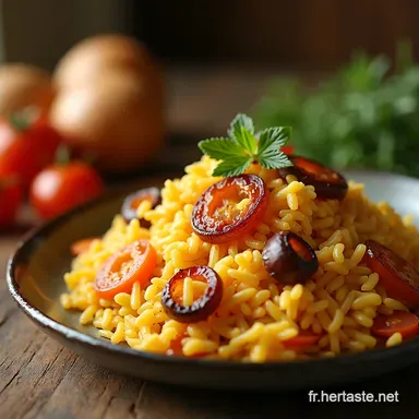Riz &agrave; lOignon Ma Recette Fran&ccedil;aise Facile et Savoureuse Fiche recette