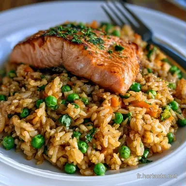 4 Bols de Riz au Saumon Rapides Fiche recette