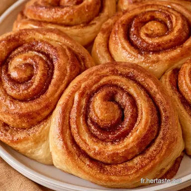 Roul&eacute;s &Agrave; La Cannelle en 30 Minutes Fiche recette
