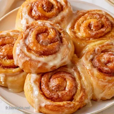 Roul&eacute;s &agrave; la Cannelle pour 12 Portions Fiche recette