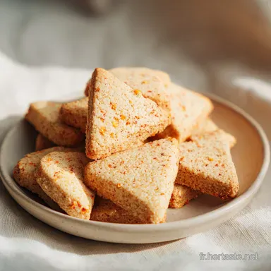 Sabl&eacute;s de No&euml;l Citron et &Eacute;pices pour 35 Portions Fiche recette