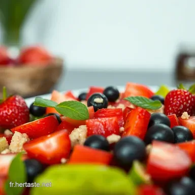 Salade Fruits Rouges Facile: Ma Recette d'&Eacute;t&eacute; Rafra&icirc;chissante! Fiche recette