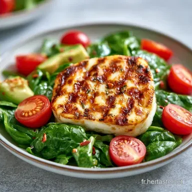 Salade De Halloumi Grill&eacute; En 25 Minutes