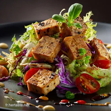 Salade de pte au tofu et fta : la recette estivale facile Fiche recette