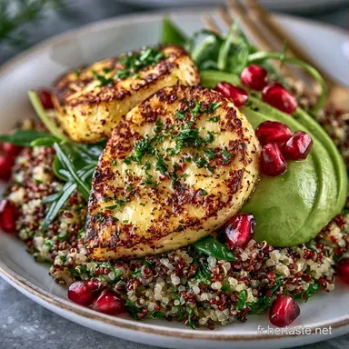 Salade De Quinoa Et Halloumi En 40 Min Fiche recette