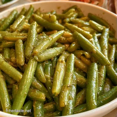 Salade Fra&icirc;che De Haricots Verts pour 4 Fiche recette