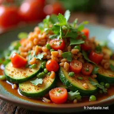 Salade Thaï aux Cacahuètes Facile Mon Secret Express Fiche recette
