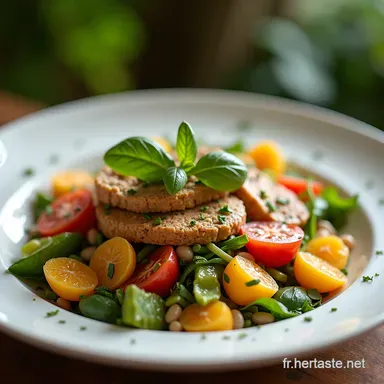 Salade Tha&iuml; aux Cacahu&egrave;tes Facile Mon Secret Express