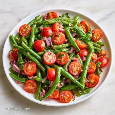 Salade Tomates Haricots Verts en 18 Min Fiche recette