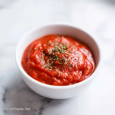 Sauce &Agrave; Pizza Maison pour 4 Pizzas