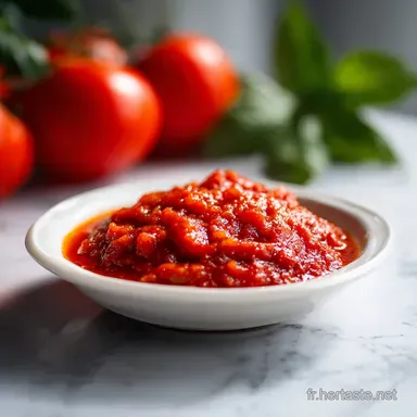 Sauce Tomate Recette Italienne pour 6 Portions Fiche recette