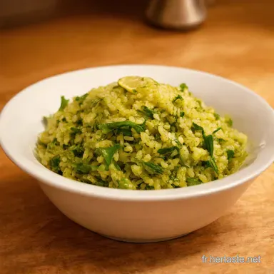 Sauce Salade de Riz Ma Vinaigrette S&eacute;same Citron Vert Facile Fiche recette