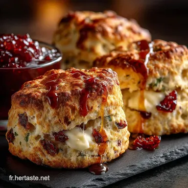 Scones Express Feuillet&eacute;s Le Croustillant Britannique &agrave; la Fran&ccedil;aise Fiche recette