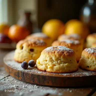 Recette de Scones M&ucirc;res Citron Moelleux et Faciles pour le Tea Time Fiche recette