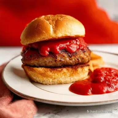 Recette Simple et Rapide Sliders Cheeseburger LAp&eacute;ro Facile Fiche recette