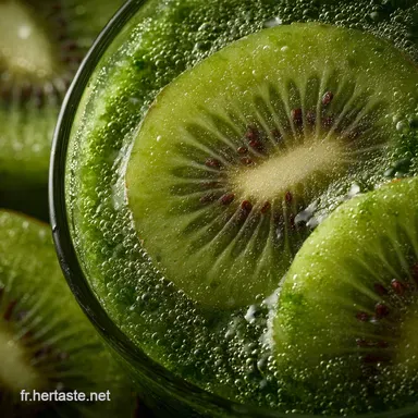 Smoothie aux &eacute;pinards et kiwis : Le vert anti-grisaille
