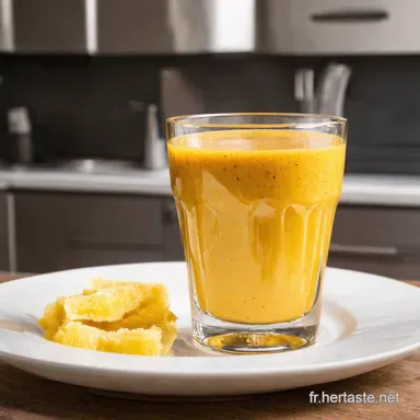 Recette Simple et Rapide Smoothie Faim Dompt&eacute;e en 5 Minutes Fiche recette