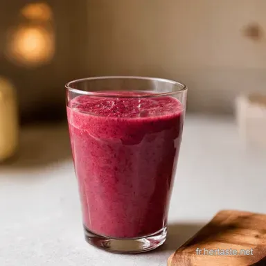 Smoothie Petit Dej Facile Mon Secret Fruits Rouges Fiche recette