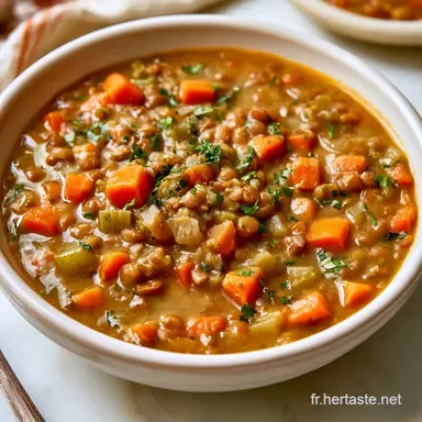 Soupe M&eacute;diterran&eacute;enne D'Hiver Onctueuse Fiche recette