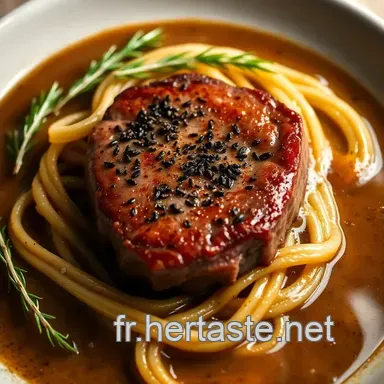Steak au Poivre : Un D&eacute;licieux Classique de la Cuisine Fran&ccedil;aise Fiche recette