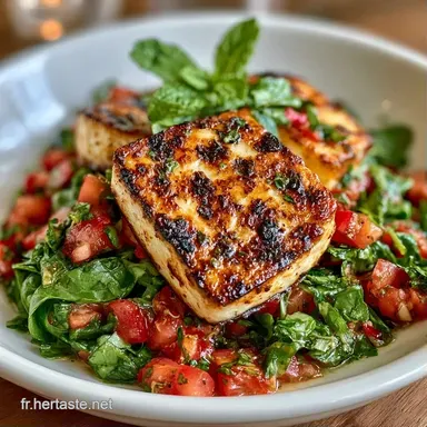Taboul&eacute; Au Halloumi Pour 4 Personnes Fiche recette