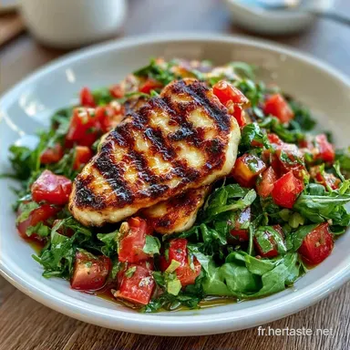 Taboul&eacute; Au Halloumi Pour 4 Personnes