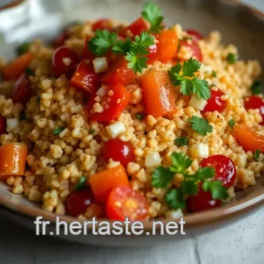 Recettes du taboulé oriental: Mon Taboulé Libanais Facile Fiche recette