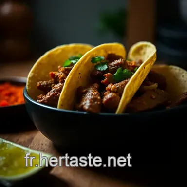 Tacos Recette: Viande &Eacute;pic&eacute;e au Mexique pour un Repas Convivial Fiche recette