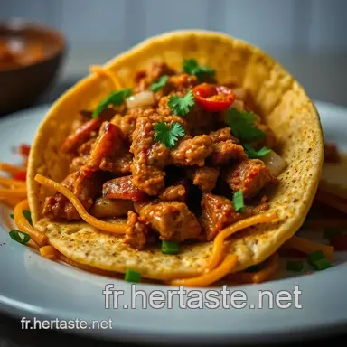 Recette de tacos Fiesta : Une Explosion de Saveurs Autorisées Fiche recette