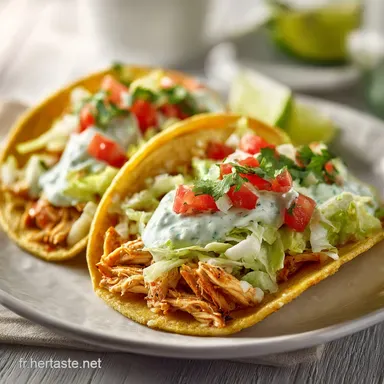 Recette Tacos Fran&ccedil;ais Poulet Facile Pour 4 Servings Fiche recette
