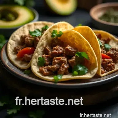 Recette Tacos M&eacute;xiques &Eacute;pic&eacute;s : Savourez un Voyage au Coeur du Mexique Fiche recette
