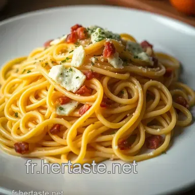 Tagliatelles Carbonara Authentiques : La Recette Italienne Incontournable Fiche recette
